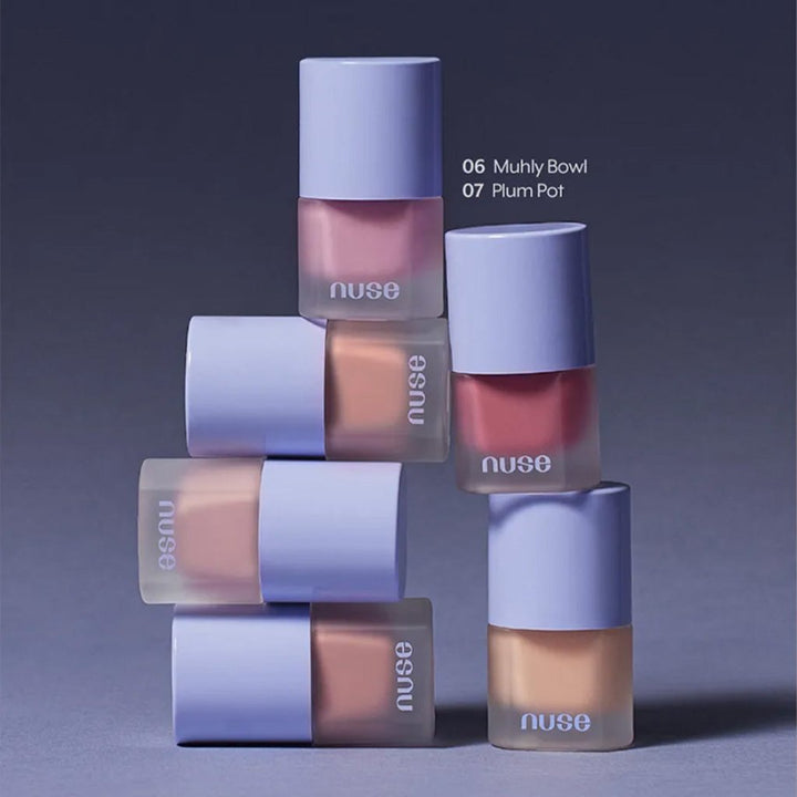 Nuse Liquid Care Cheek - 05 Veil Bay/ Vegan Uzun Süre Dayanıklı Likit Allık - NUSE - Vionine