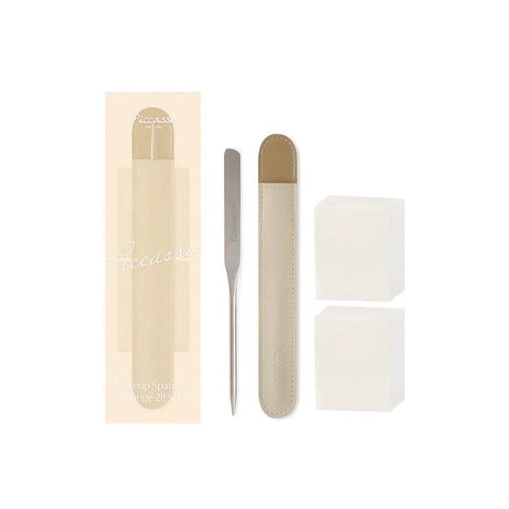 Piccasso X HamKyungSik Makyaj Spatulası (2X Makyaj süngeri hediyeli) - Piccasso - Vionine